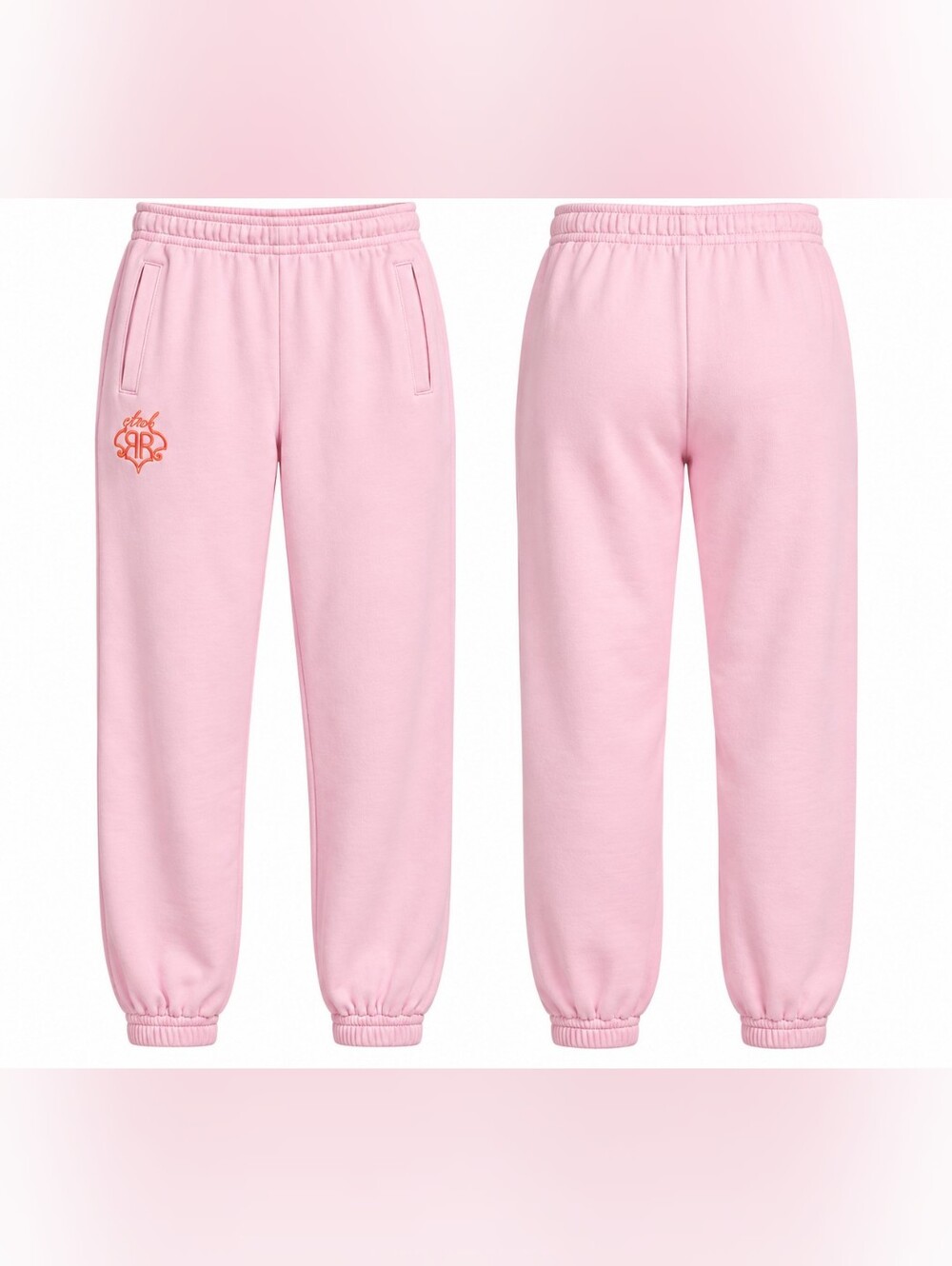 NWOT Roller Rabbit x Target XXS Pink Jogger Sweatpants Embroidered Logo Cotton